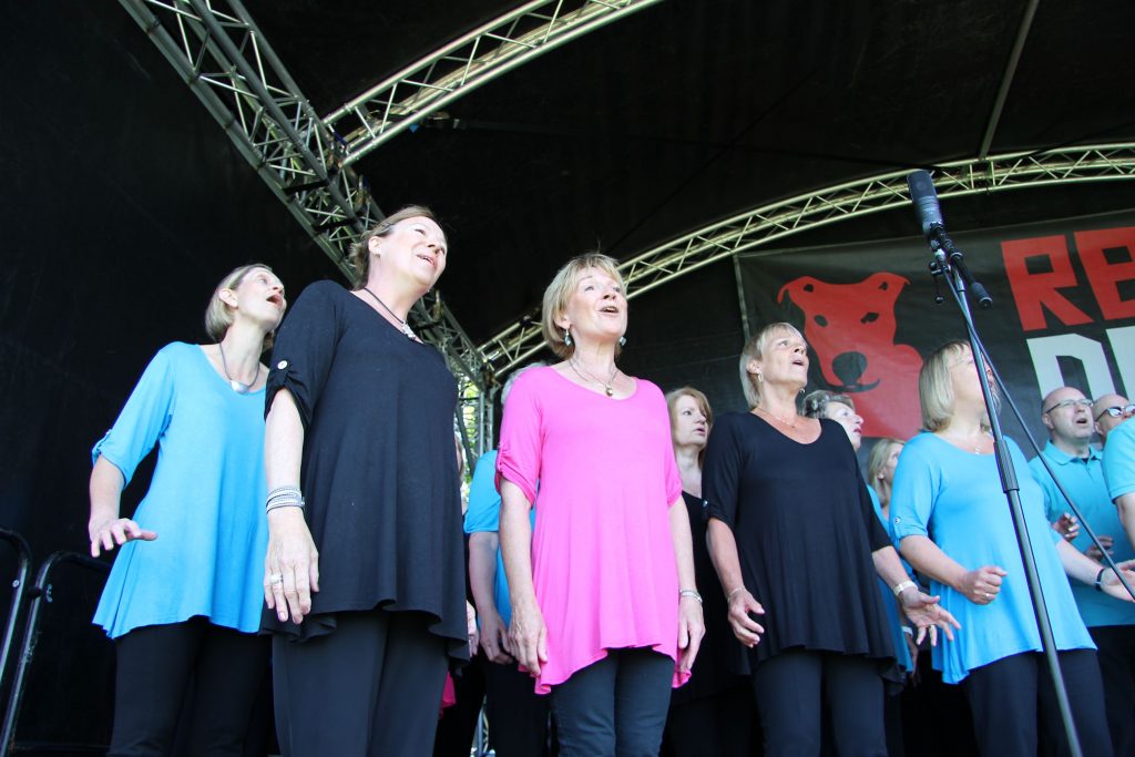 InChorus Making Music on the Meadows, Edinburgh