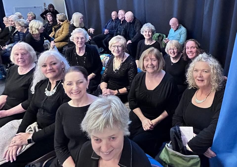 Concert with Peebles Orchestra 15 November 2025 – some of our ladies section